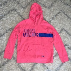 NWOT Under Armour Girl’s Pink Hoodie XL